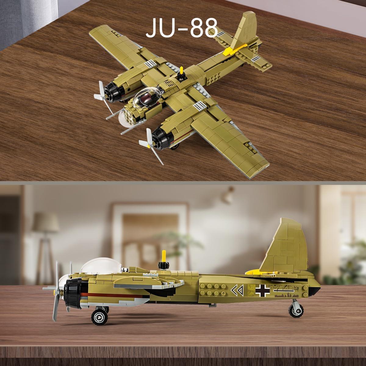 Set de Construcción DAHONPA JU88 Bombardero Alemán 430 Piezas