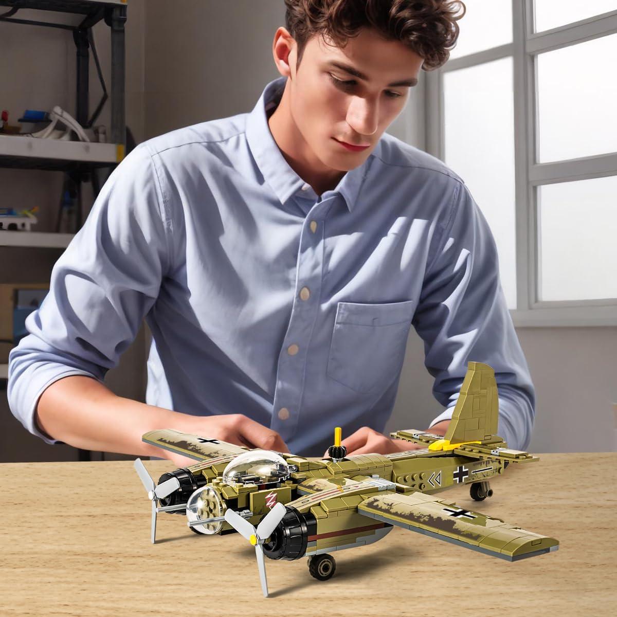 Set de Construcción DAHONPA JU88 Bombardero Alemán 430 Piezas