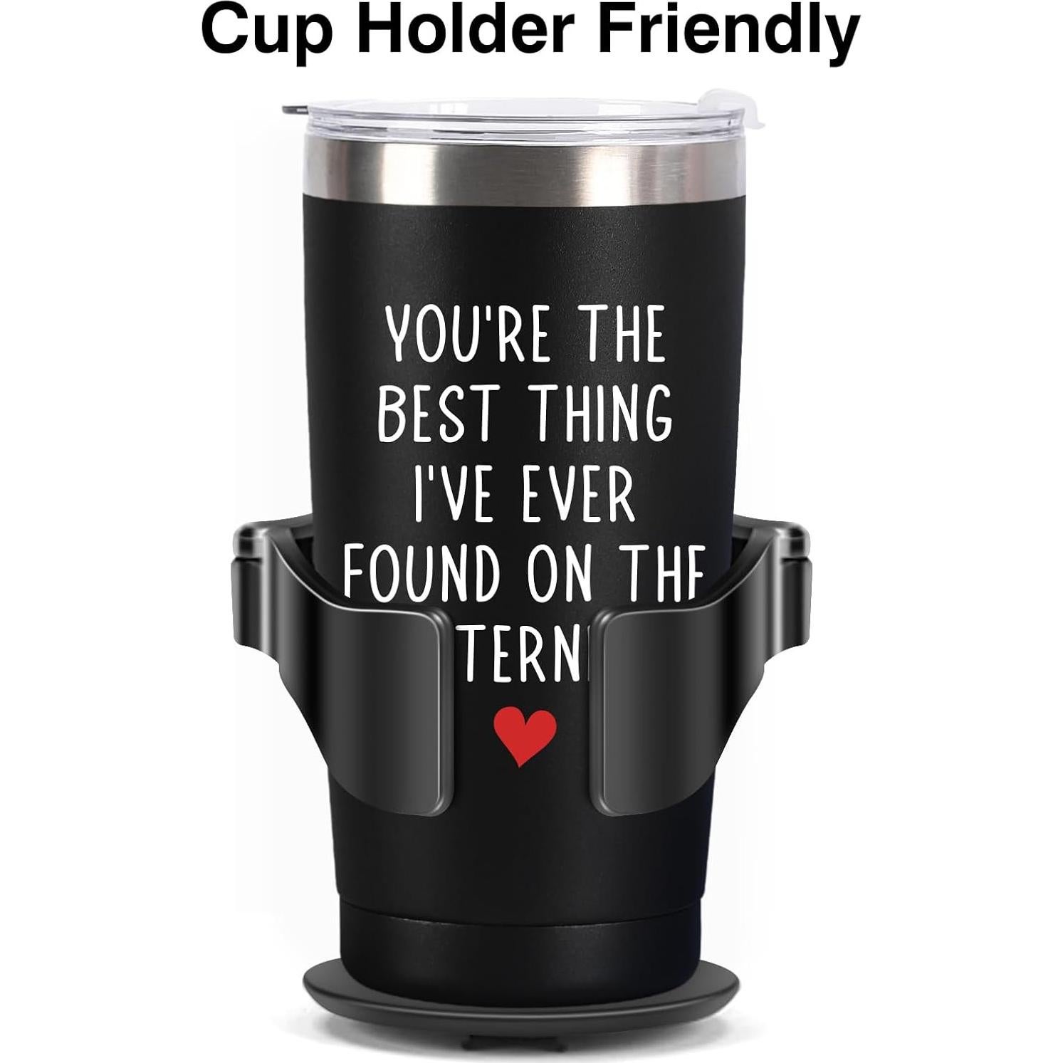 Taza Aislada 20oz WOELIVE Negra - Eres la Mejor Cosa