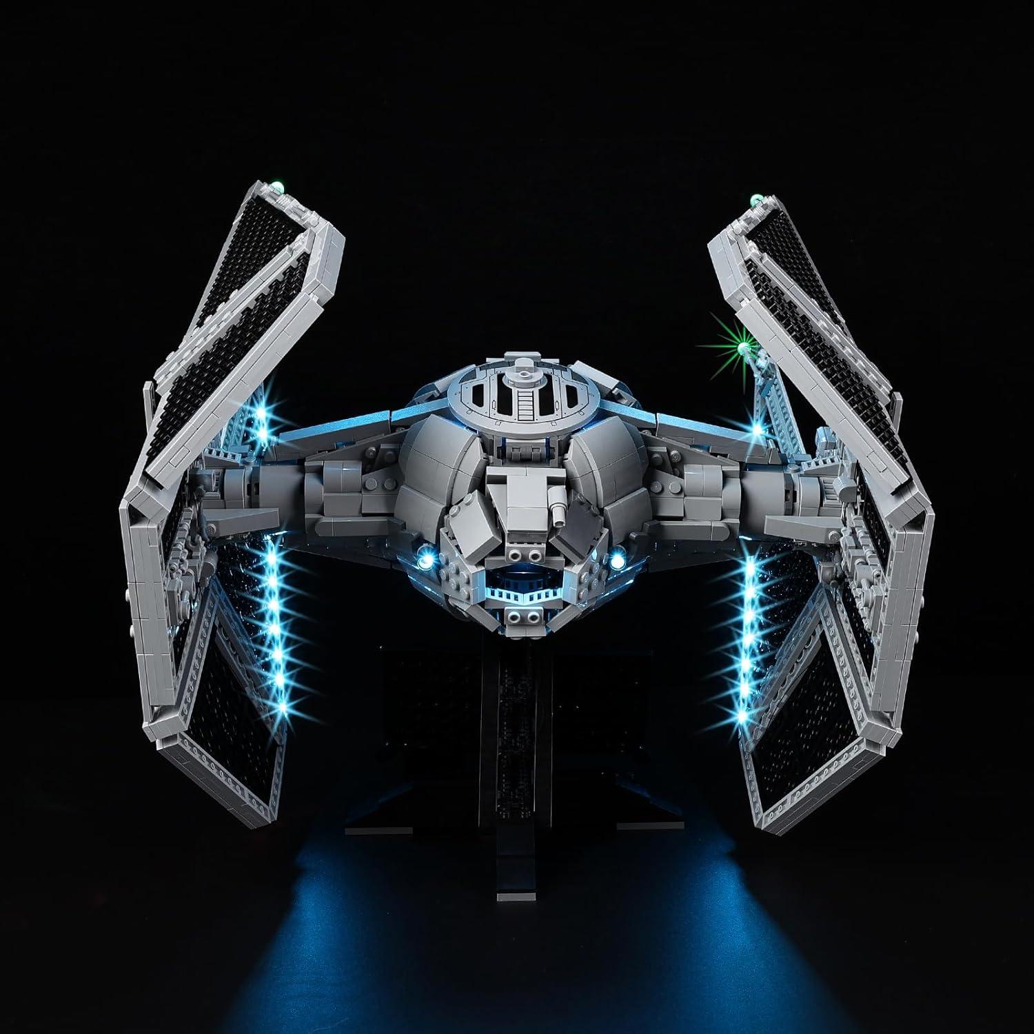 Juego de luces LED Kyglaring para Lego 75382 UCS TIE Interceptor