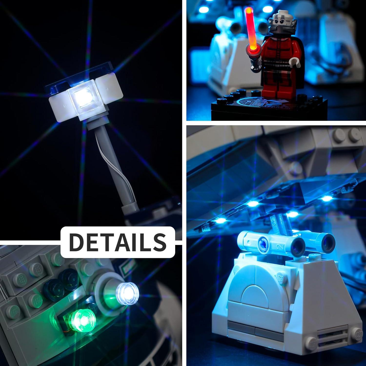 Kit de Luz LED Kyglaring para Lego R2-D2 75379 - Iluminación