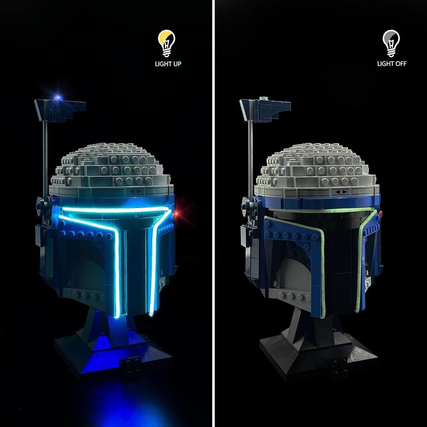 Kit de Luz LED para Casco Jango Fett LEGO 75408