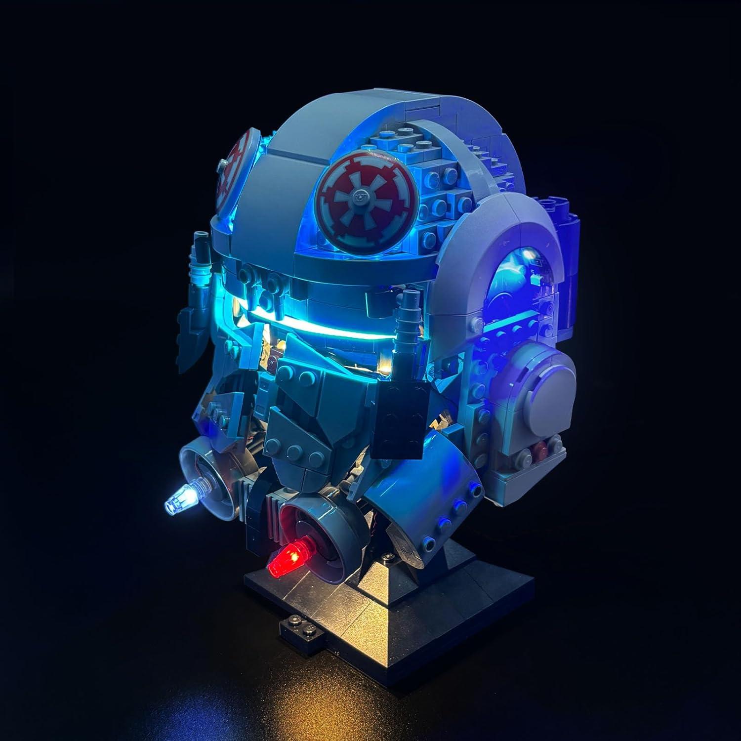 Kit de Luz LED BRIKGLOW para Lego 75429 Casco AT-AT