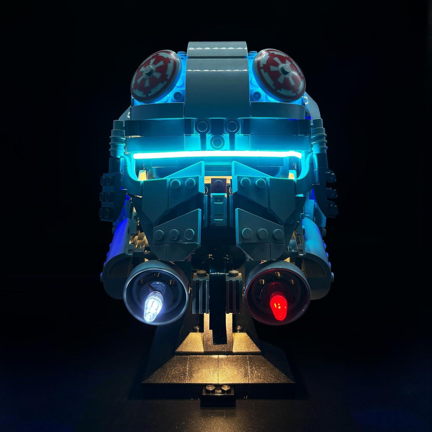 Kit de Luz LED BRIKGLOW para Lego 75429 Casco AT-AT