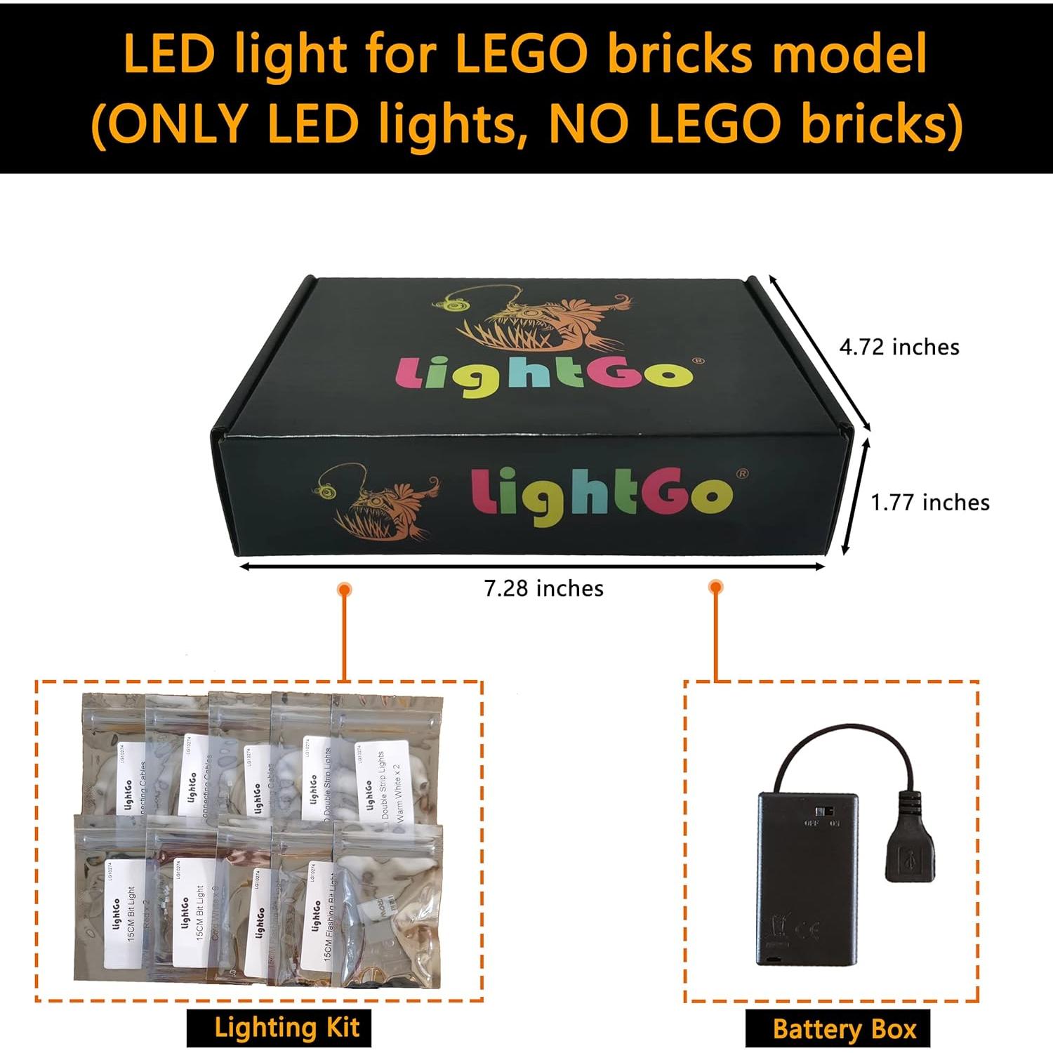 Kit de Iluminación LED LightGo para Lego Droideka 75381