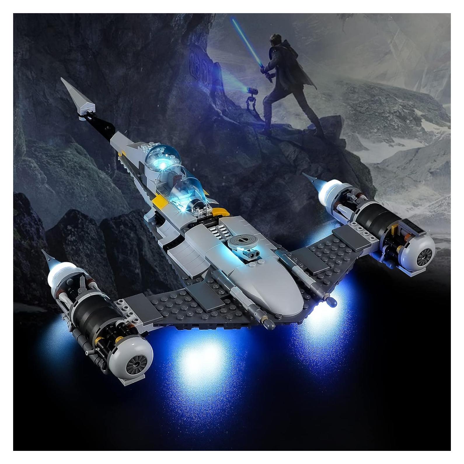 Luz LED Vaodest para Lego Star Wars 75325 N-1 Mandaloriano