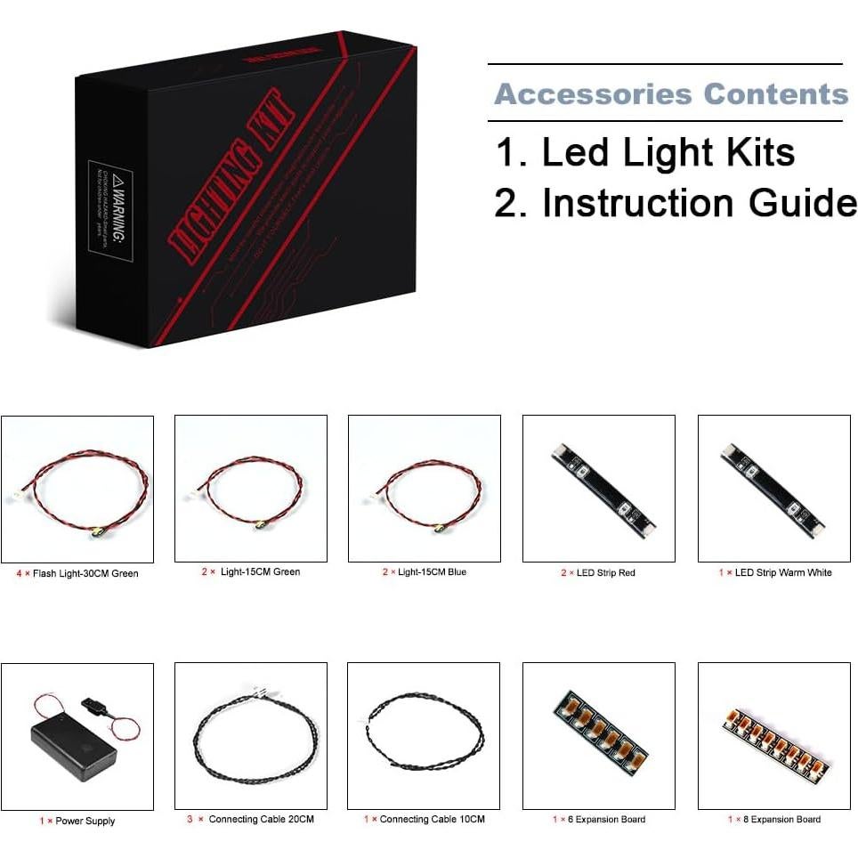 Kit de Luz LED BrickBling para LEGO 75354 Caza Coruscant