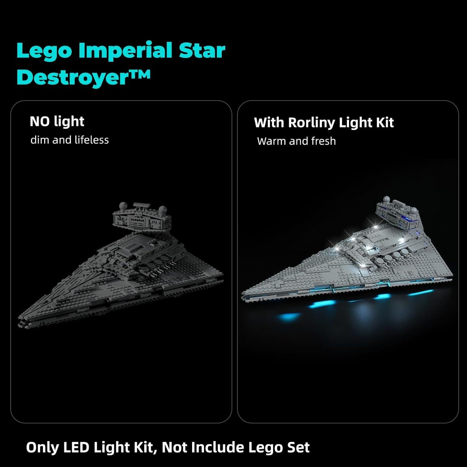 Kit de Iluminación LED Rorliny para Lego Star Wars 75394