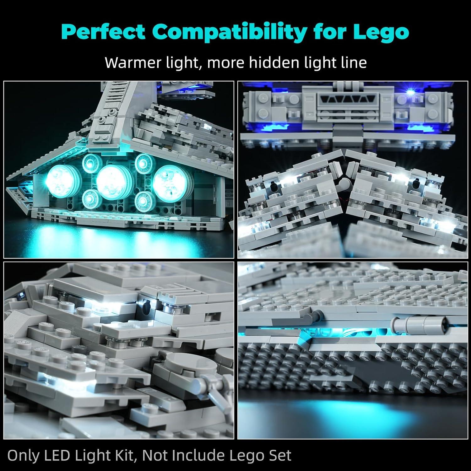 Kit de Iluminación LED Rorliny para Lego Star Wars 75394