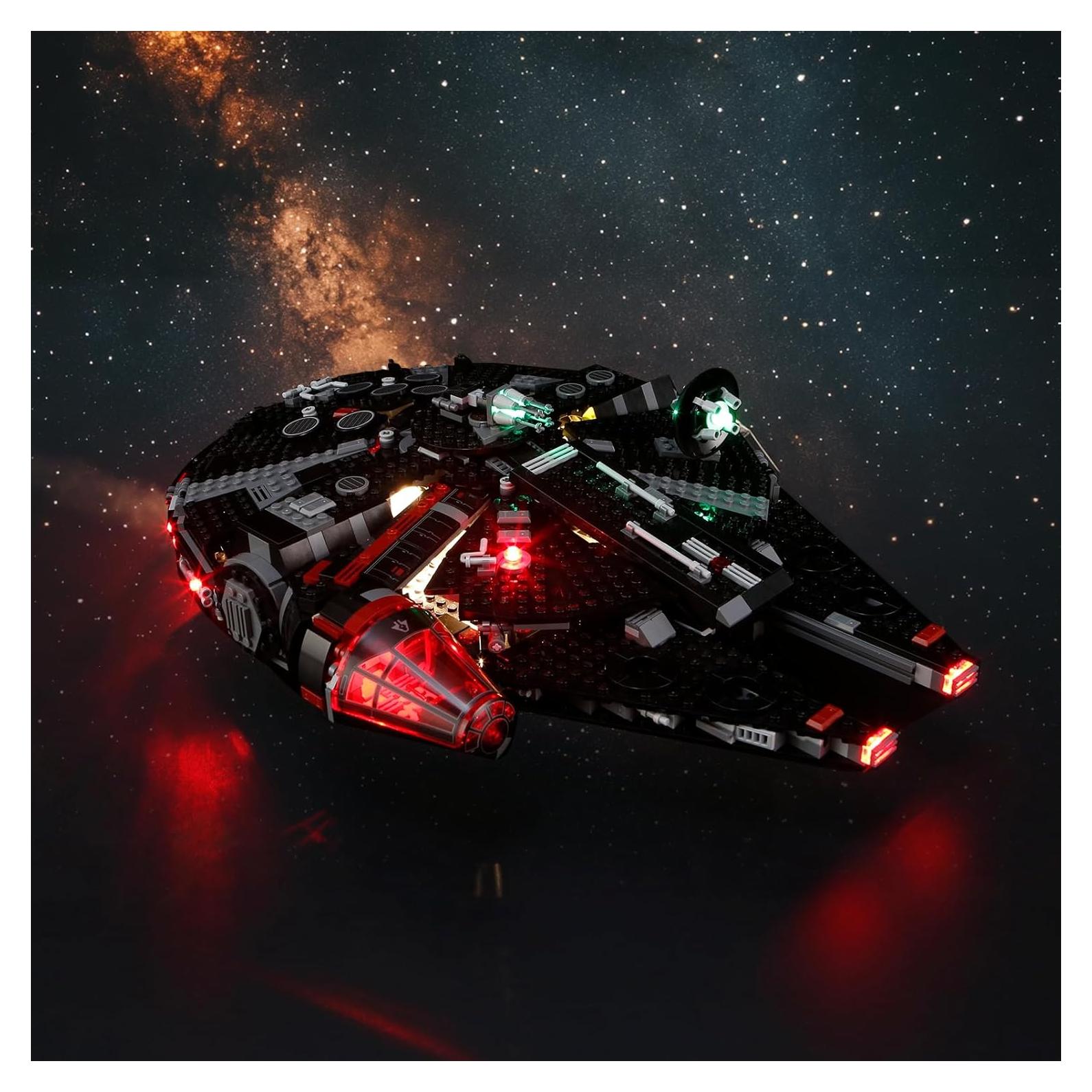 Kit de Luz LED BVOPLME para Lego 75389 El Halcón Oscuro