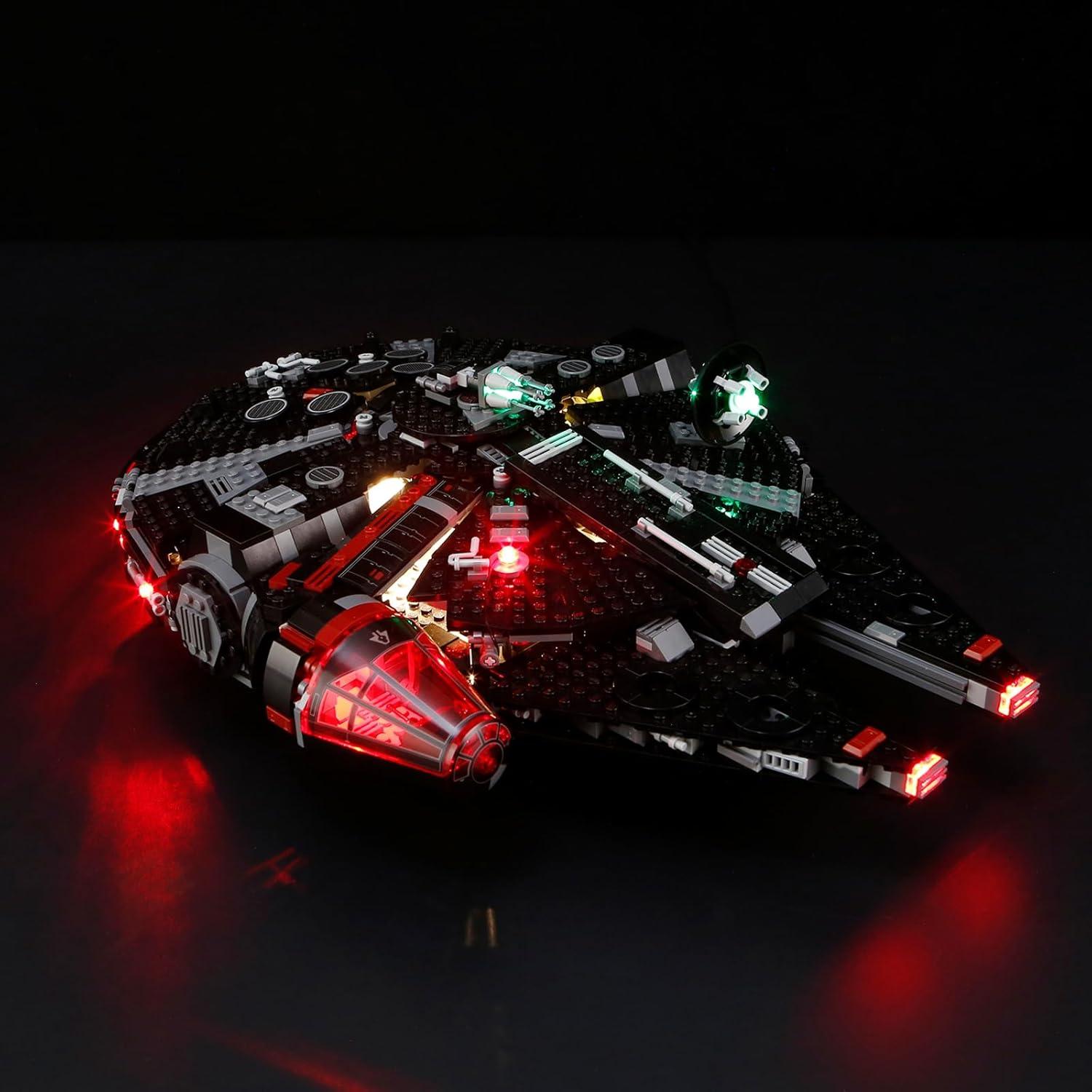 Kit de Luz LED BVOPLME para Lego 75389 El Halcón Oscuro