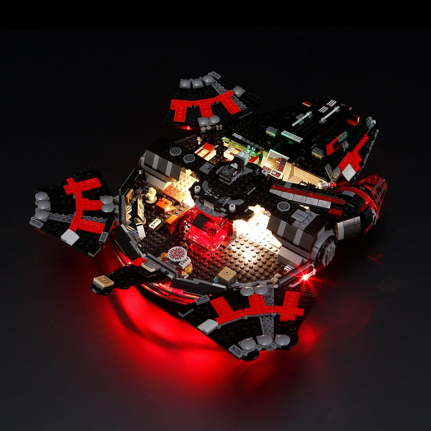 Kit de Luz LED BVOPLME para Lego 75389 El Halcón Oscuro