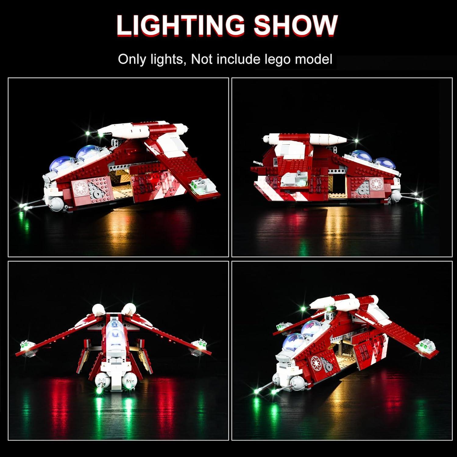 Kit de Iluminación LED para Lego 75354 Caza de Coruscant