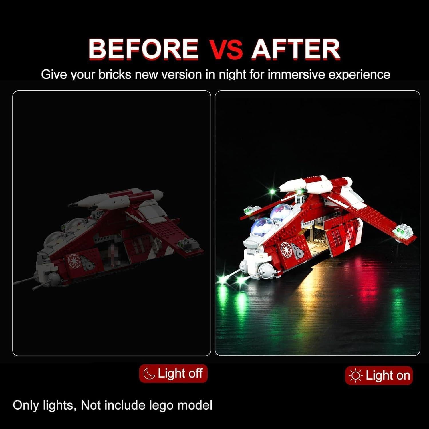 Kit de Iluminación LED para Lego 75354 Caza de Coruscant