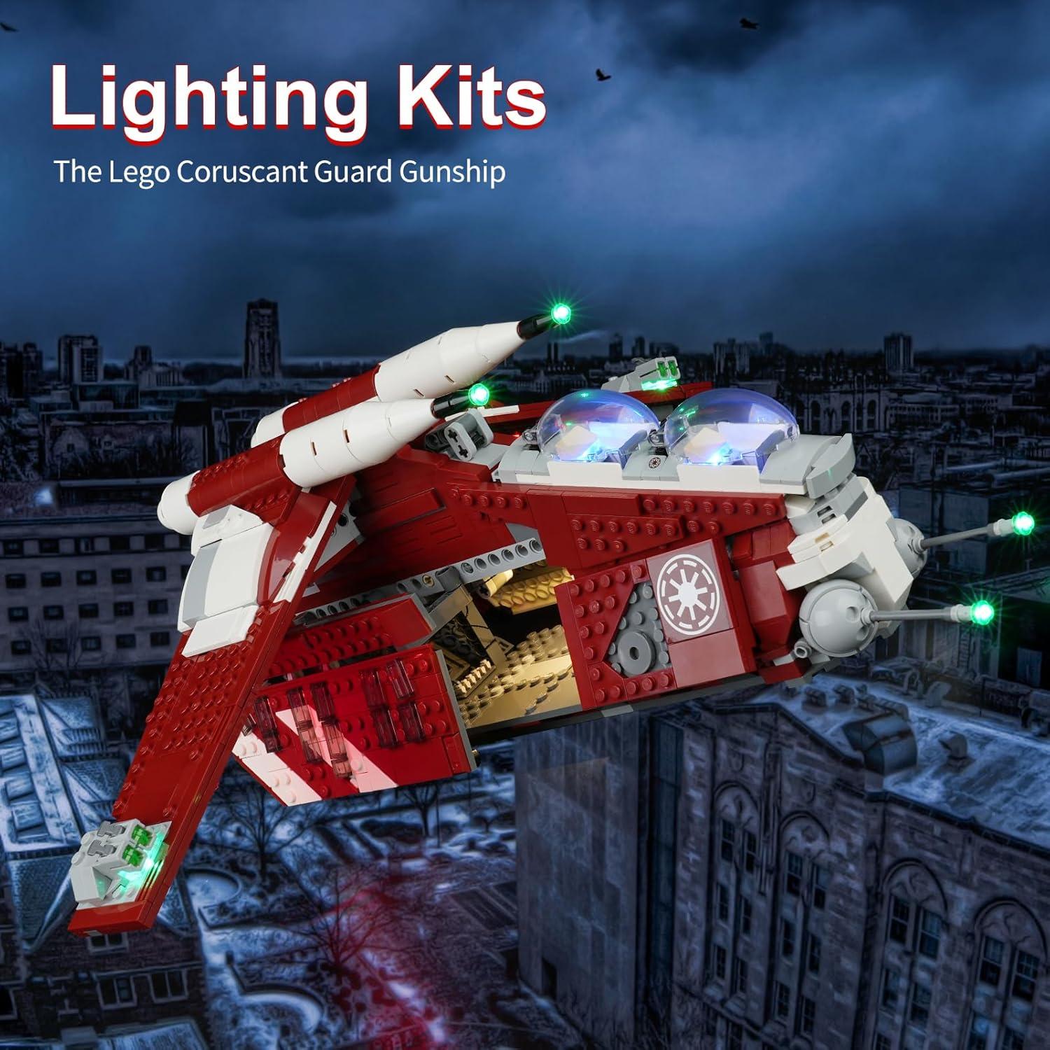 Kit de Iluminación LED para Lego 75354 Caza de Coruscant