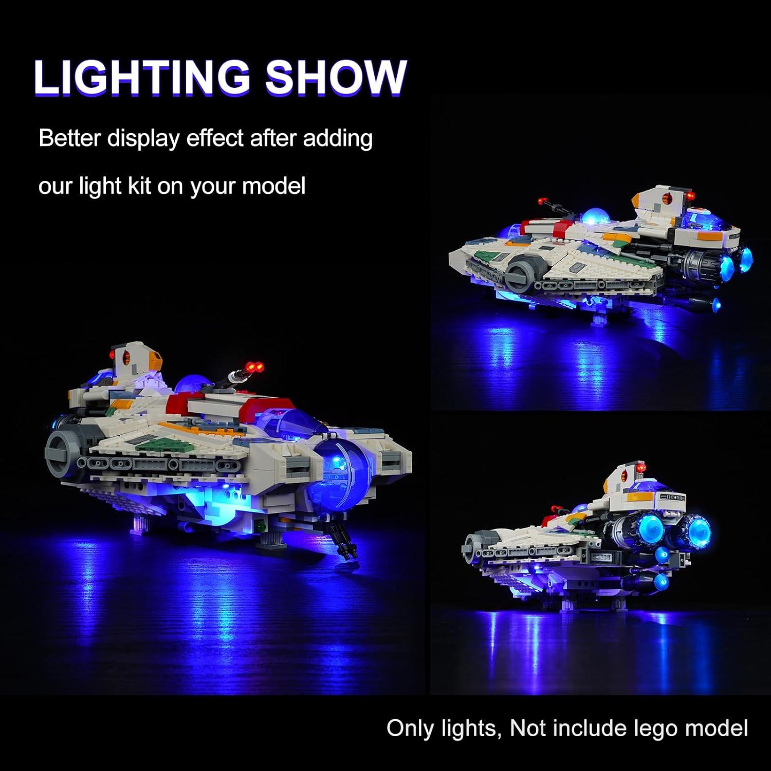 Kit de Iluminación LED para LEGO Star Wars 75357 Ahsoka