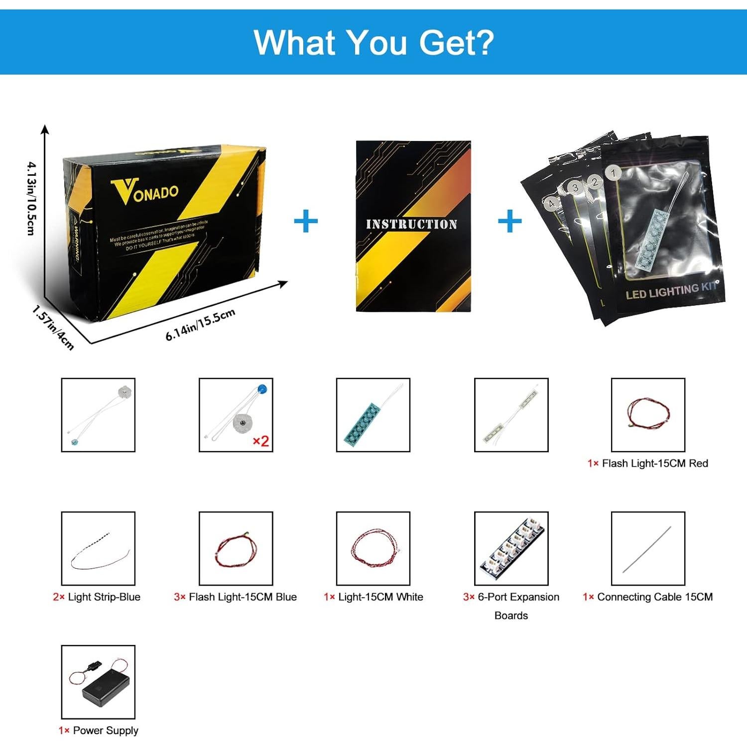 Kit de Luz LED VONADO para LEGO 75335 BD-1 - Edición Mejorada