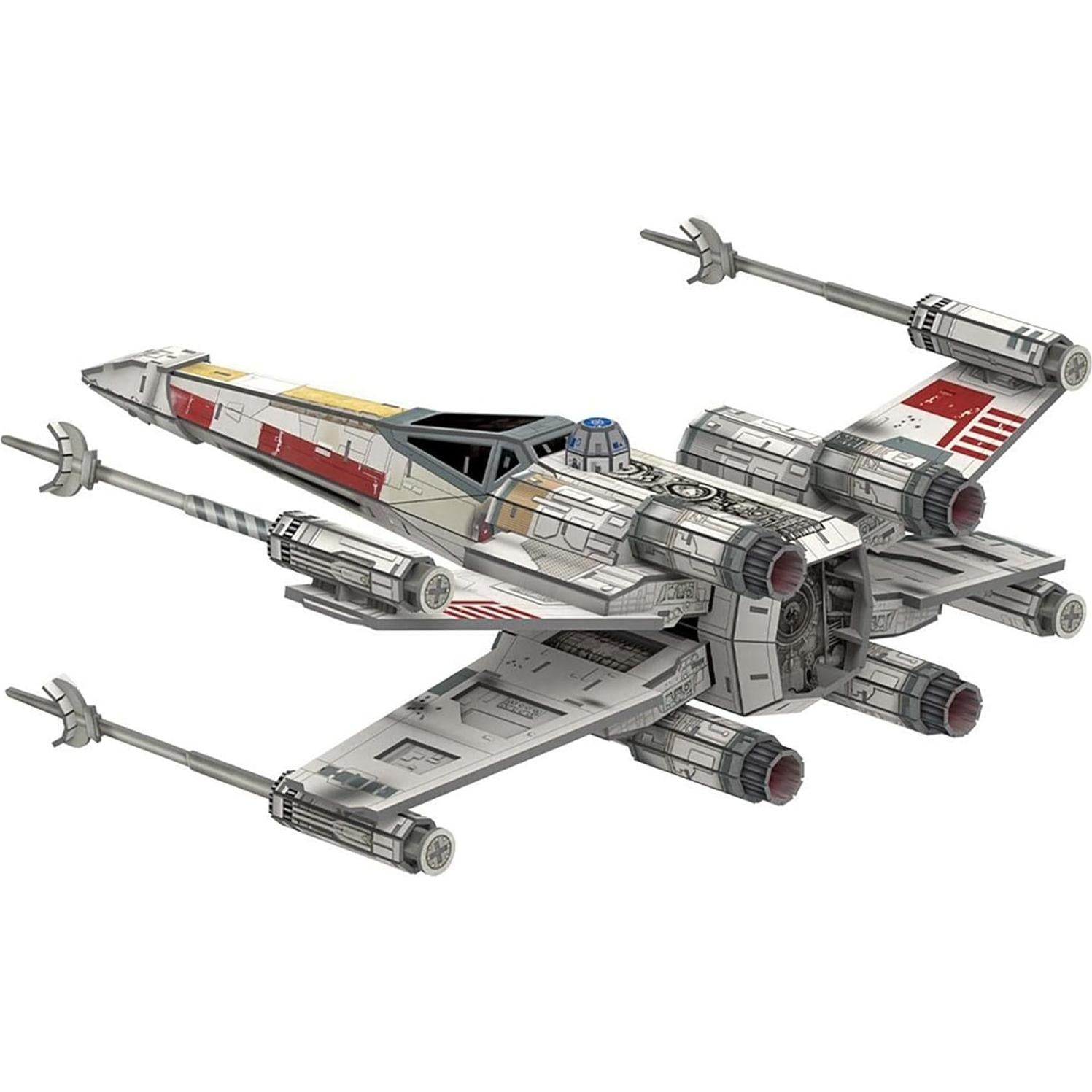 Kit de Modelo 3D 4D Cityscape Star Wars T-65 X-Wing 160 Piezas