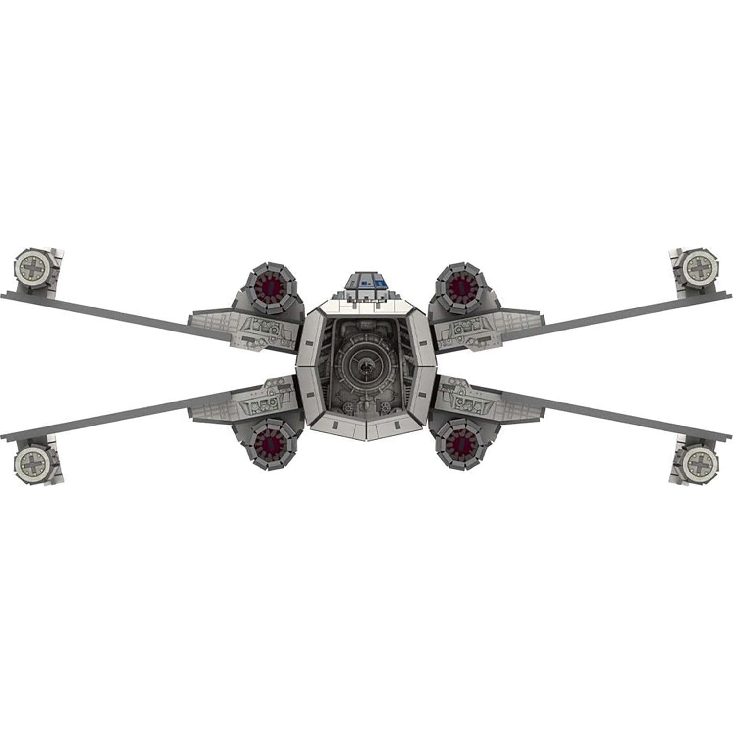 Kit de Modelo 3D 4D Cityscape Star Wars T-65 X-Wing 160 Piezas