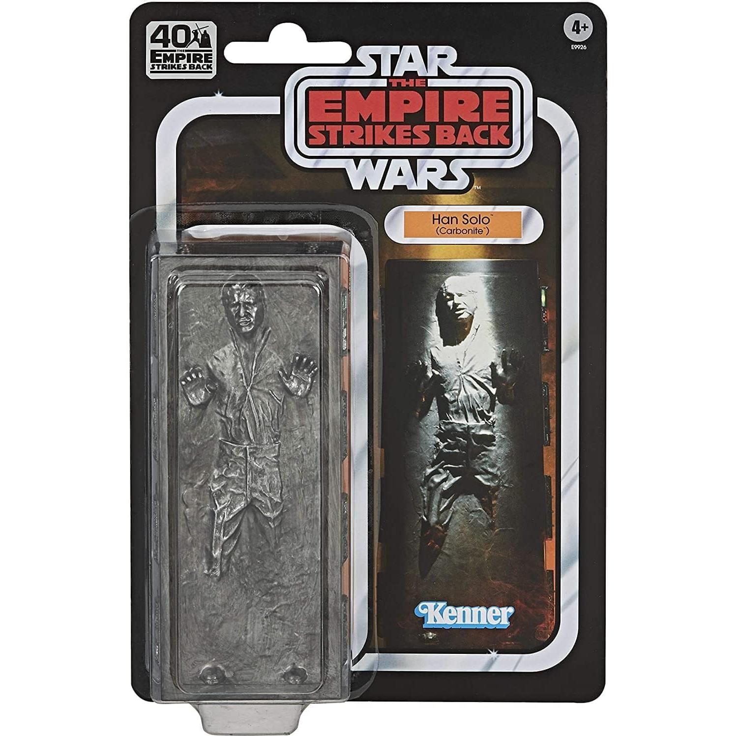 Figura Coleccionable Han Solo Carbonita 15 cm Hasbro 40 Aniversario