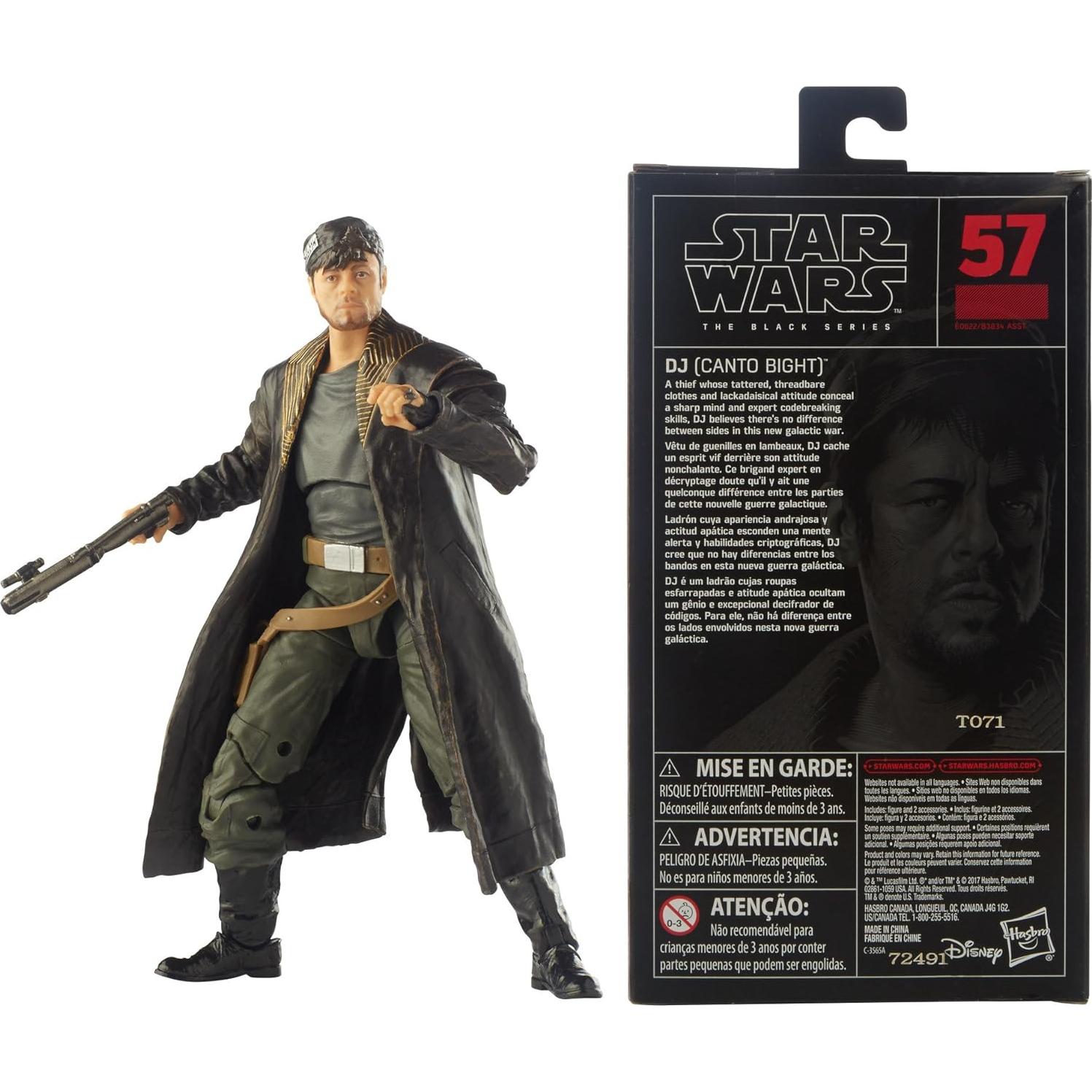 Figura DJ (Canto Bight) Star Wars La Serie Negra 15.24 cm