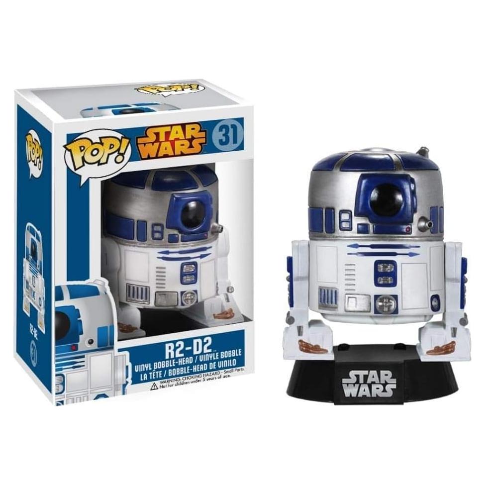 Funko Pop! Star Wars R2-D2 Figura Bobble Head Vinilo 9.5 cm