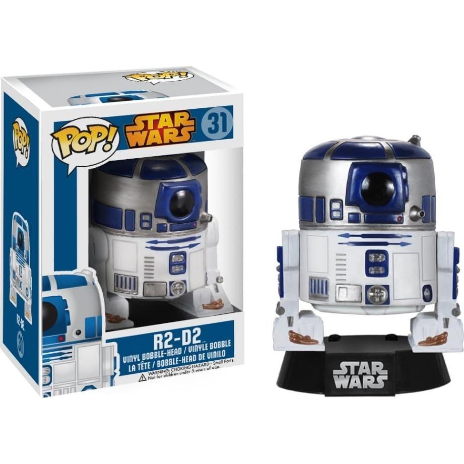 Funko Pop! Star Wars R2-D2 Figura Bobble Head Vinilo 9.5 cm