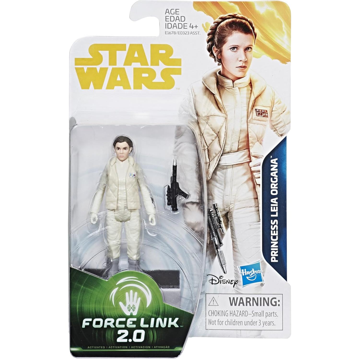 Figura Princesa Leia Organa Force Link 2.0 Hasbro 9.53 cm