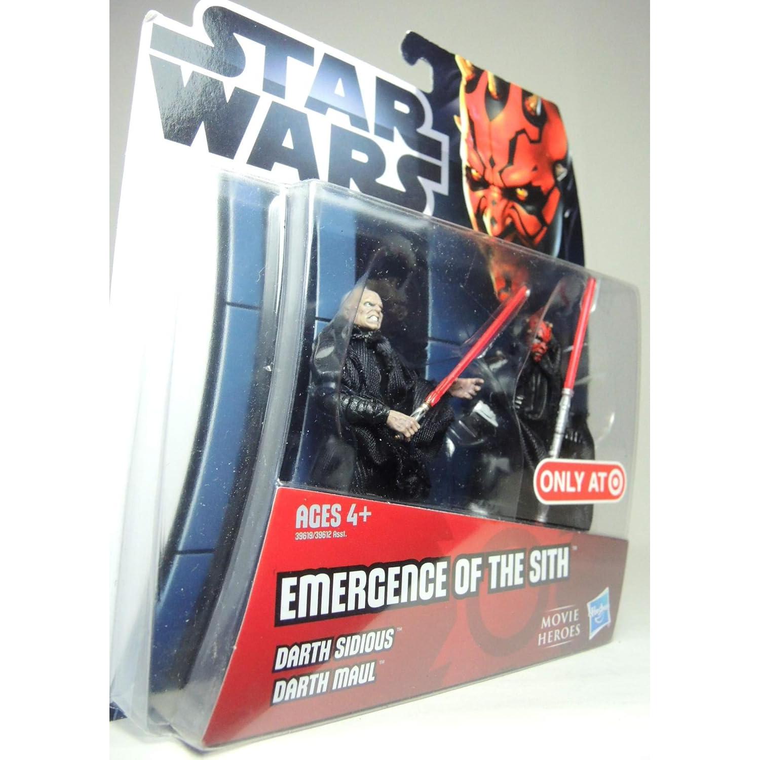 Figura de Acción Star Wars 2 Pack Emergencia de los Sith Hasbro