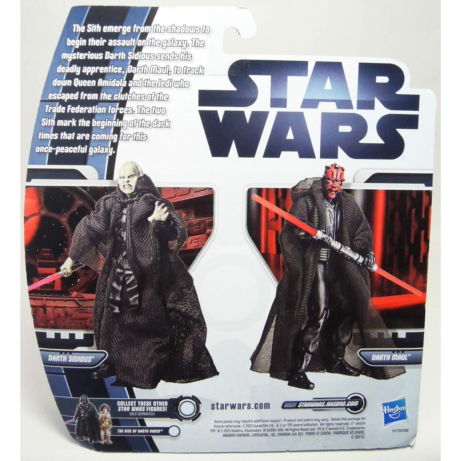 Figura de Acción Star Wars 2 Pack Emergencia de los Sith Hasbro