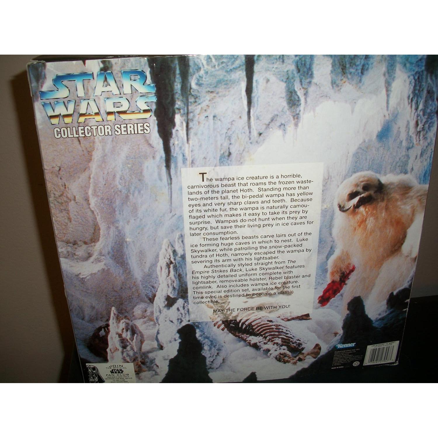 Figuras de Colección Star Wars Luke y Wampa 30 cm Kenner 1997
