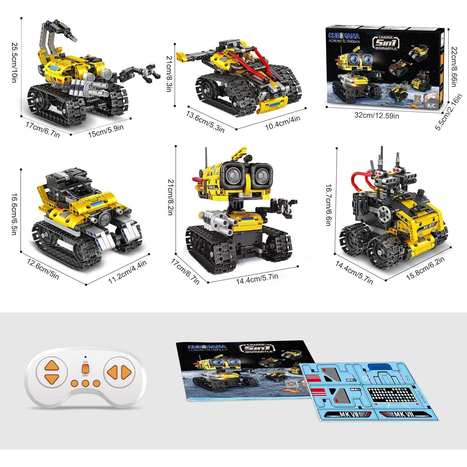 Juguete de Construcción de Robots CUBIMANA 5 en 1 STEM
