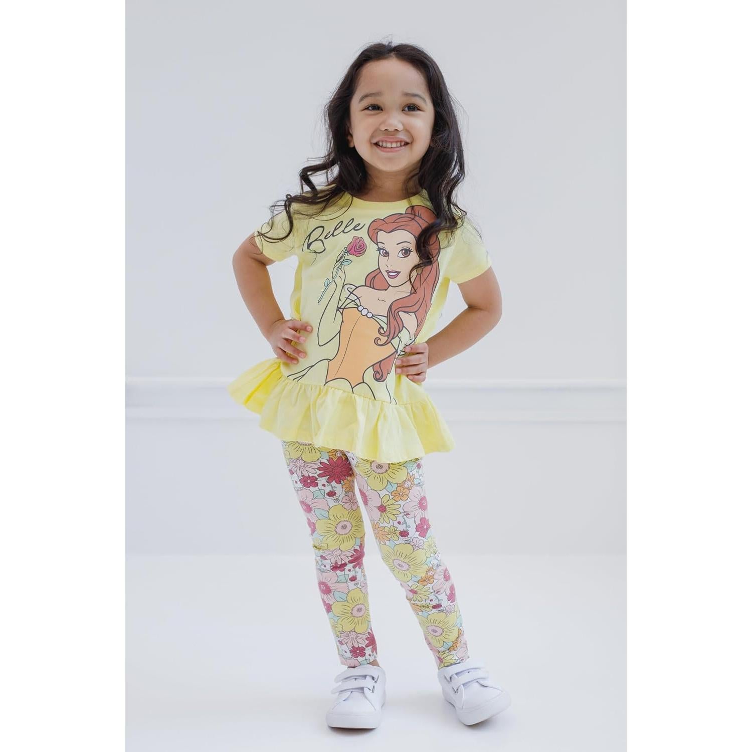 Conjunto camiseta y leggings Disney Princess para niñas 2-16 años