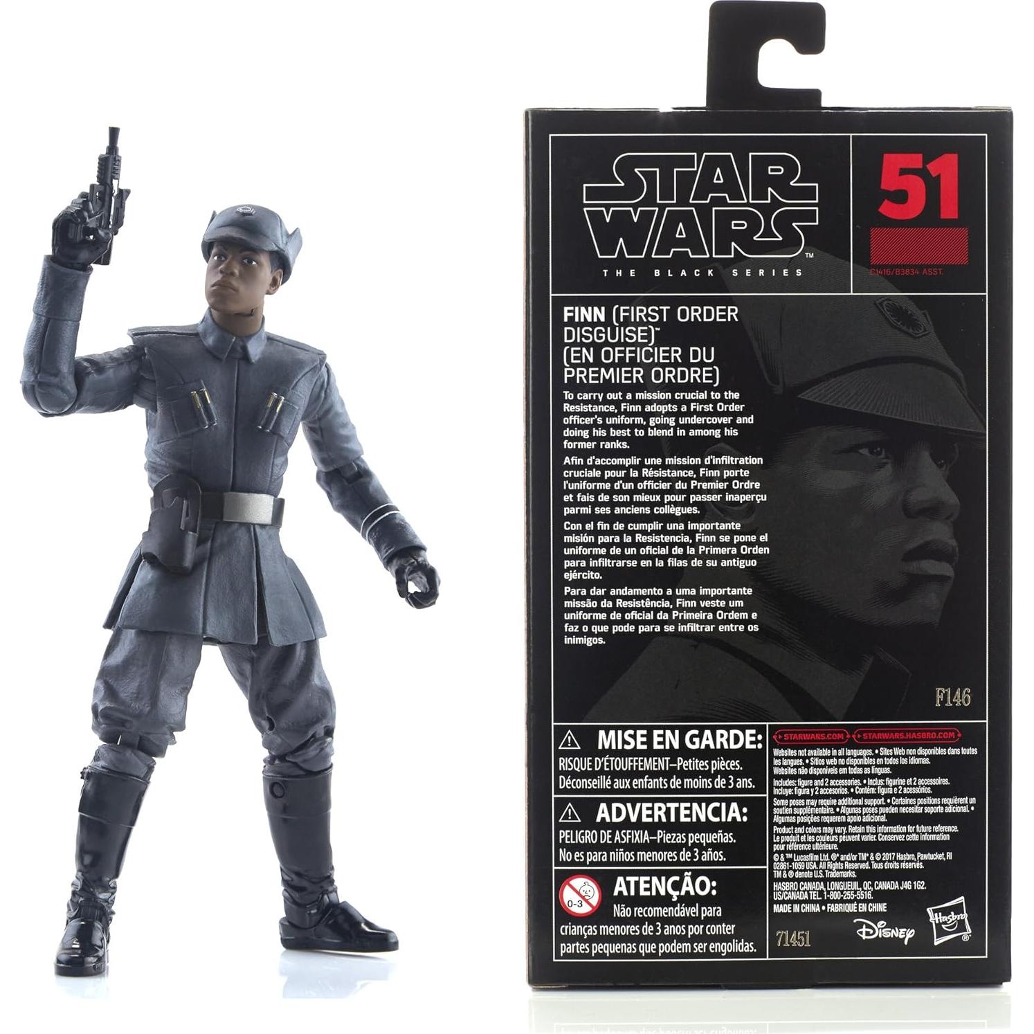 Figura de acción Finn (Disfraz de Primera Orden) 15.24 cm Star Wars