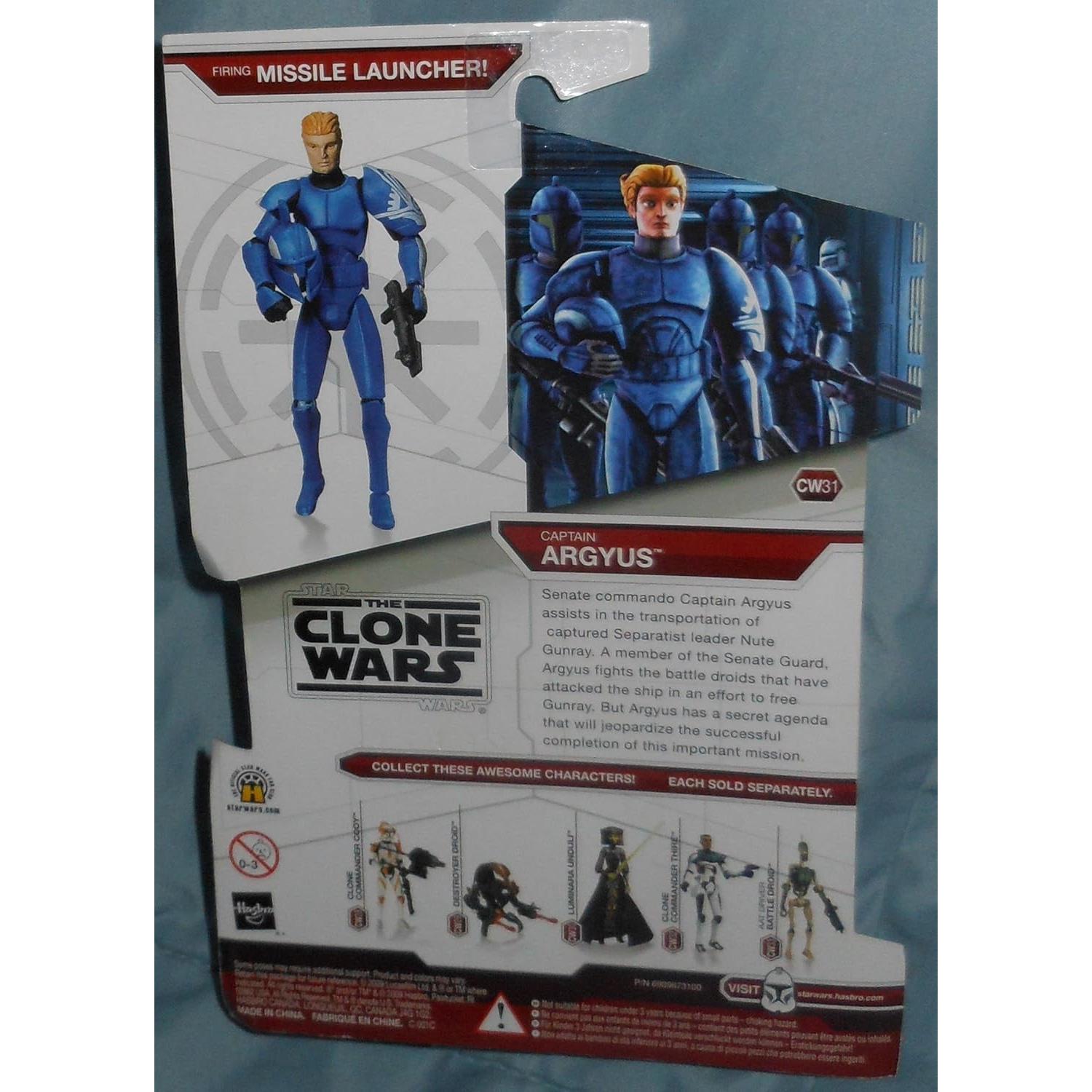 Figura de acción Capitán Argyus Hasbro CW31 13 cm Star Wars