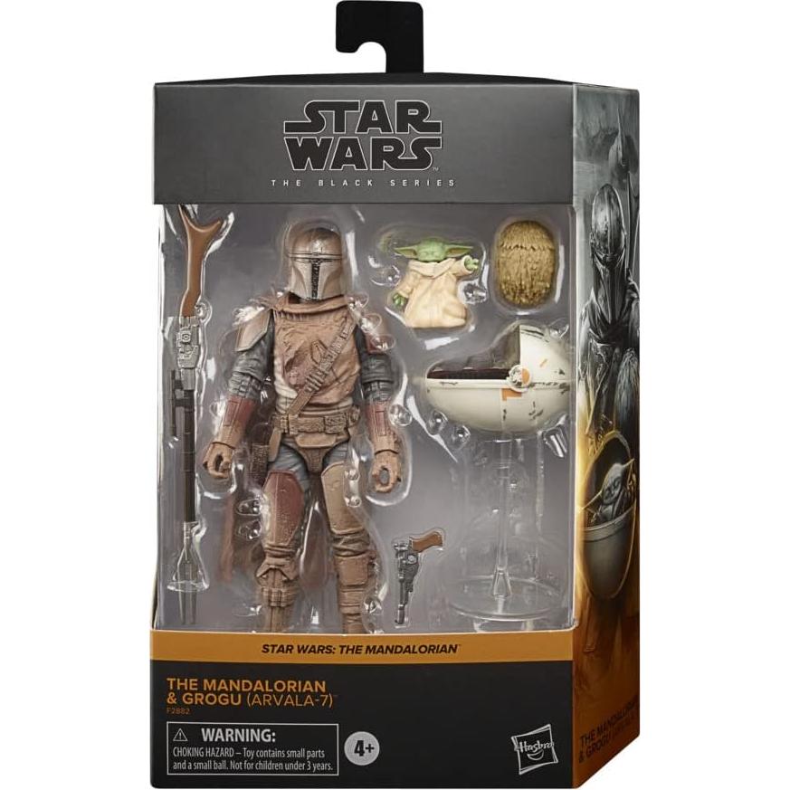 Figuras de Acción Star Wars El Mandaloriano y Grogu 15 cm
