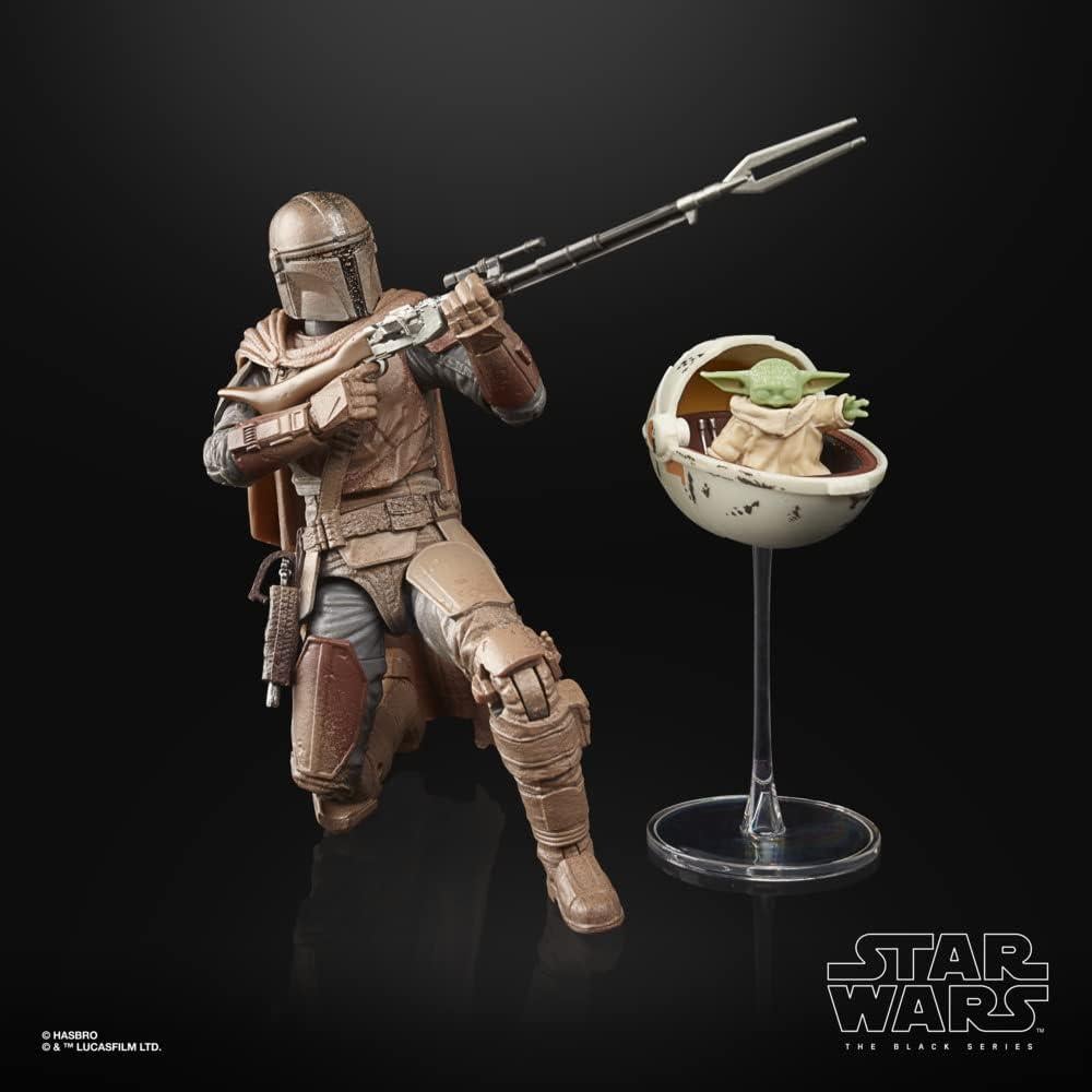 Figuras de Acción Star Wars El Mandaloriano y Grogu 15 cm