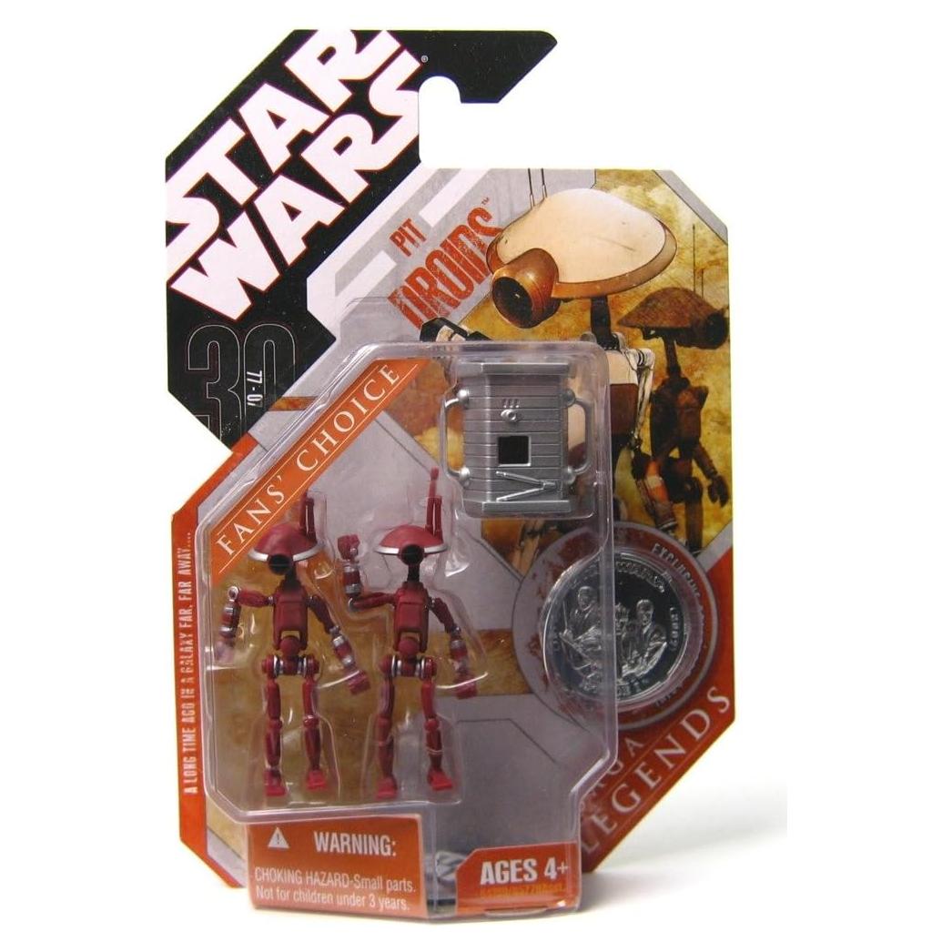 Figuras de Acción Droides de Foso Star Wars Hasbro - 2 Piezas