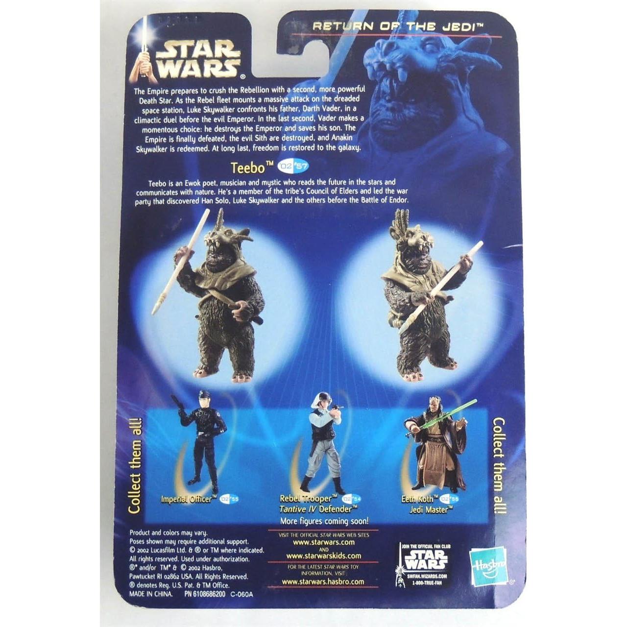 Figura de acción Star Wars Hasbro Teebo 9.5 cm