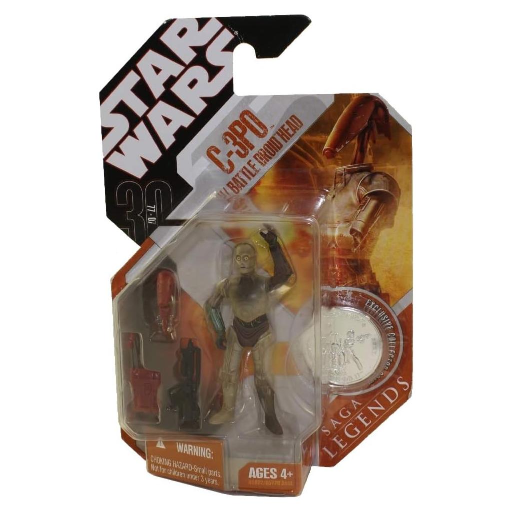 Figura de acción C-3PO Star Wars Hasbro 9.5 cm con accesorios