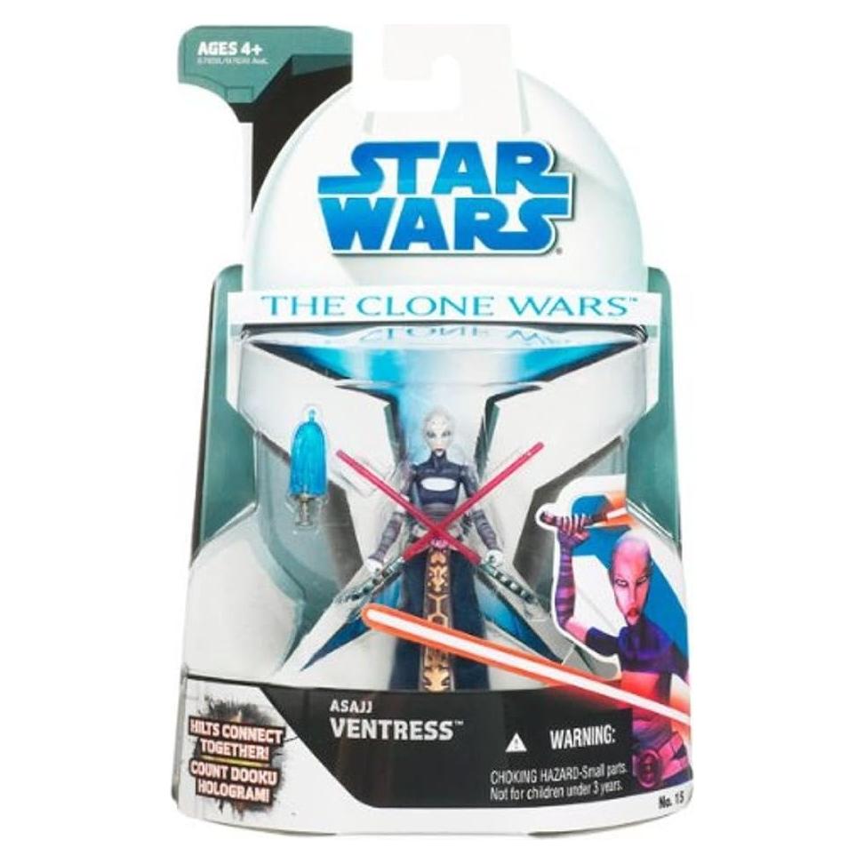 Figura de Acción Star Wars Clone Wars Asajj Ventress 13cm