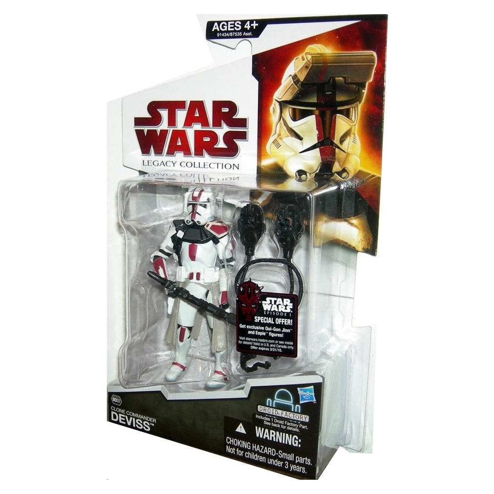 Figura de Acción Comandante Clon Deviss Hasbro 13 cm