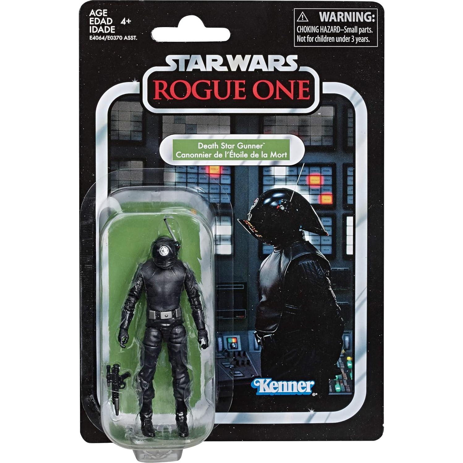 Figura Articulada Star Wars Vintage Artillero Estrella de la Muerte 3.75"