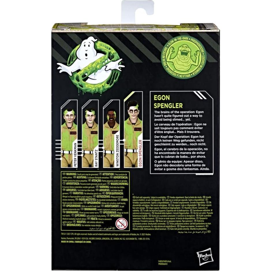 Figura de Acción Egon Spengler Cazafantasmas 15 cm Hasbro