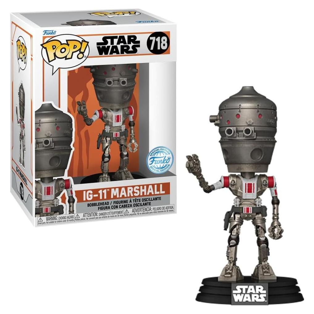 Figura Funko Pop Mandaloriano IG-11 Star Wars 11.5x8.8 cm