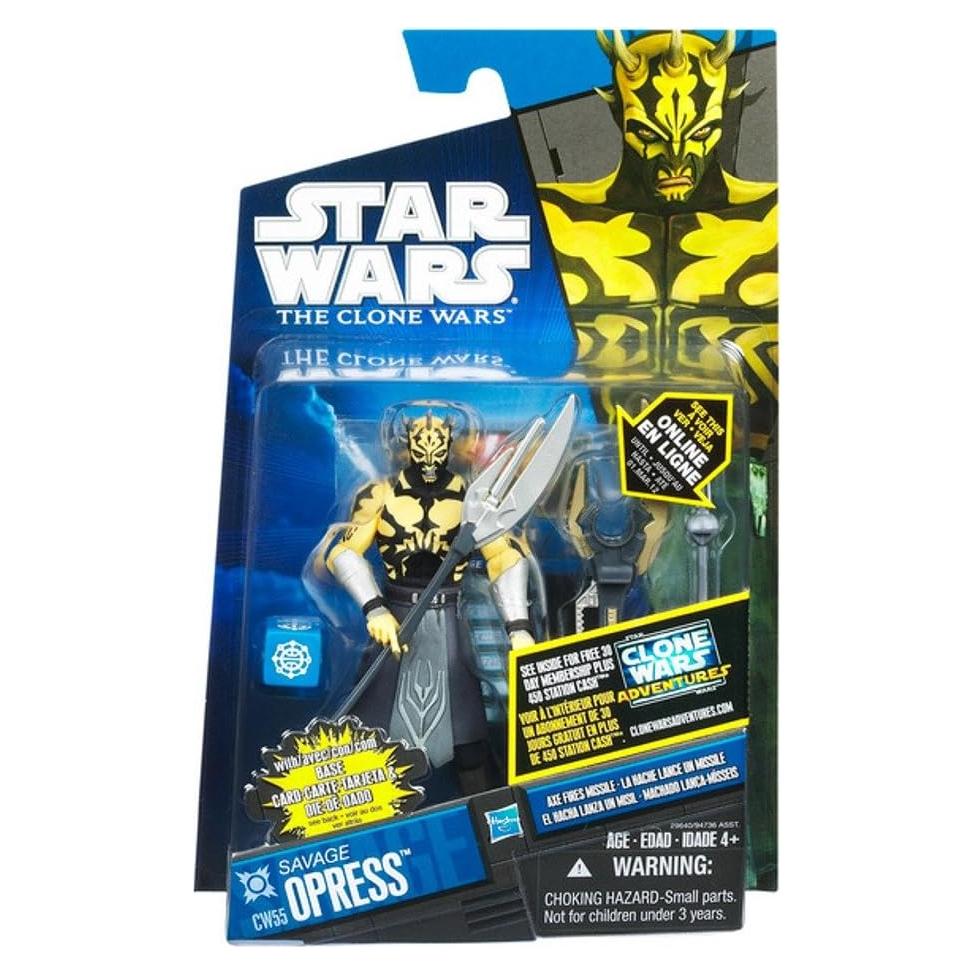 Figura de Acción Star Wars Clone Wars Hasbro Savage Opress 9.5 cm