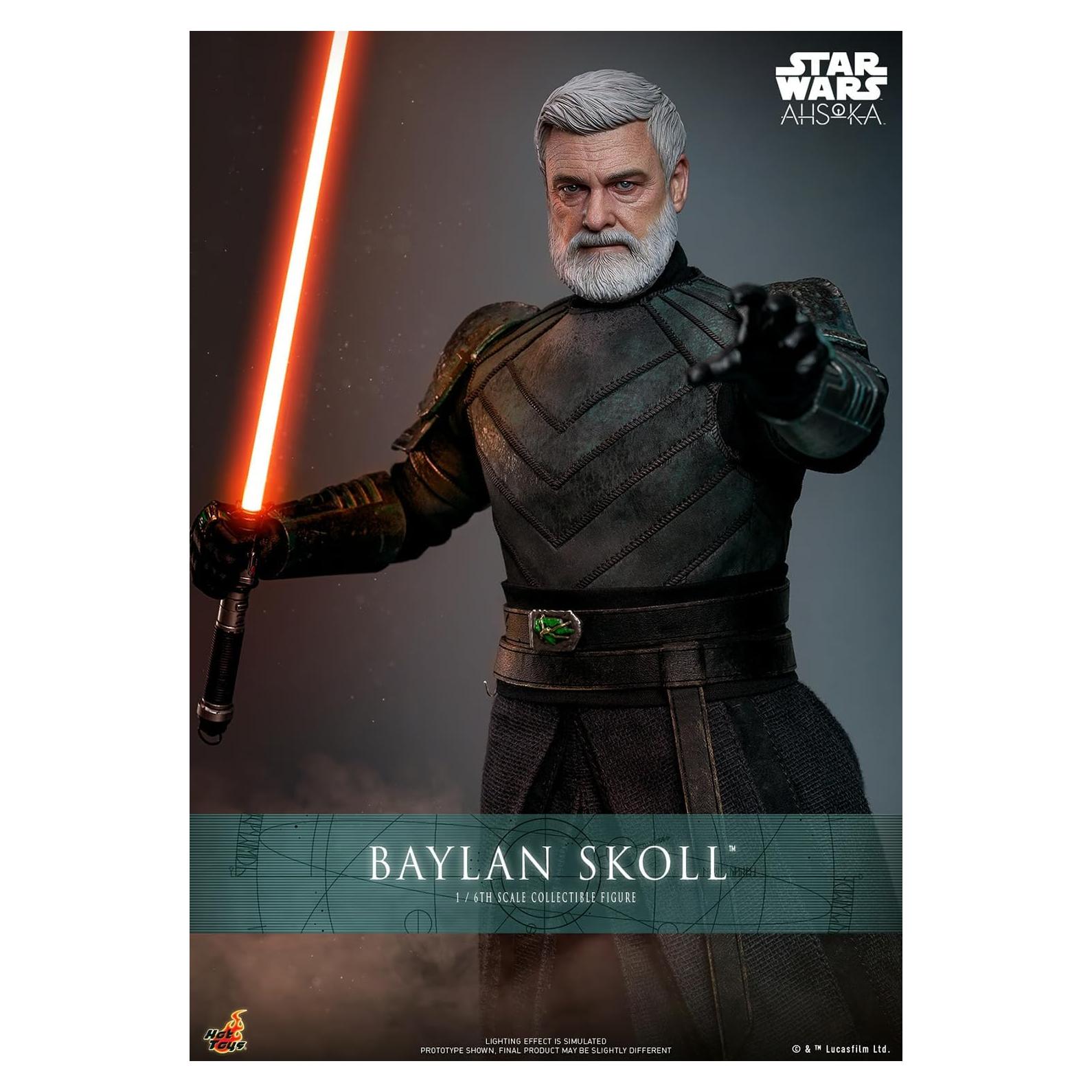 Figura Coleccionable Hot Toys Star Wars Ahsoka Baylan Skoll 1/6