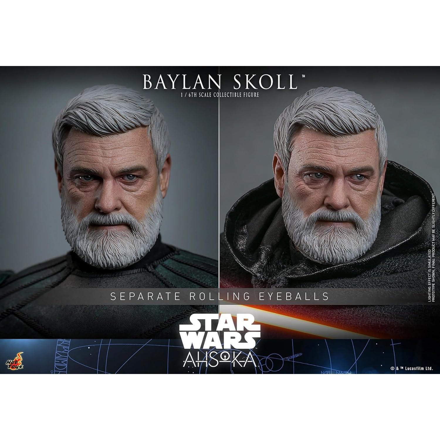 Figura Coleccionable Hot Toys Star Wars Ahsoka Baylan Skoll 1/6