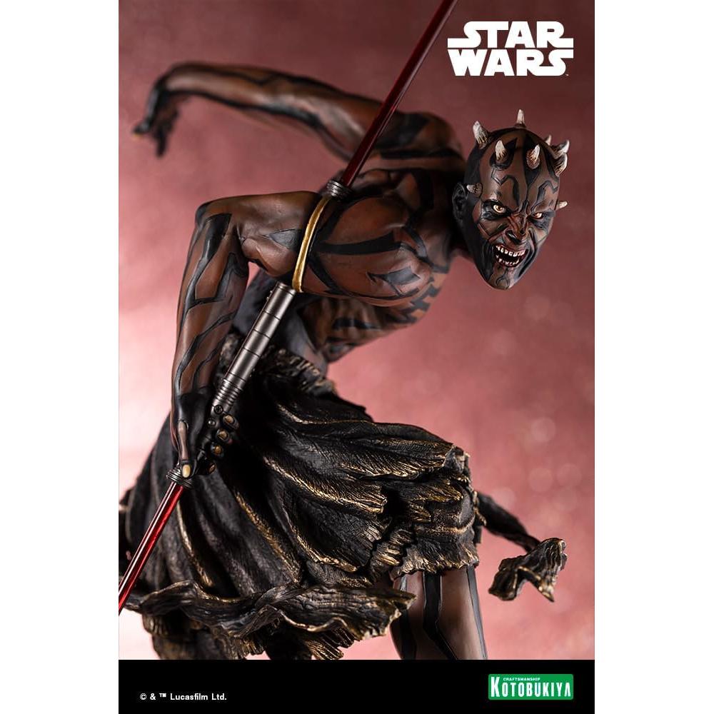 Estatua ARTFX Darth Maul Kotobukiya 30 cm 25 Aniversario