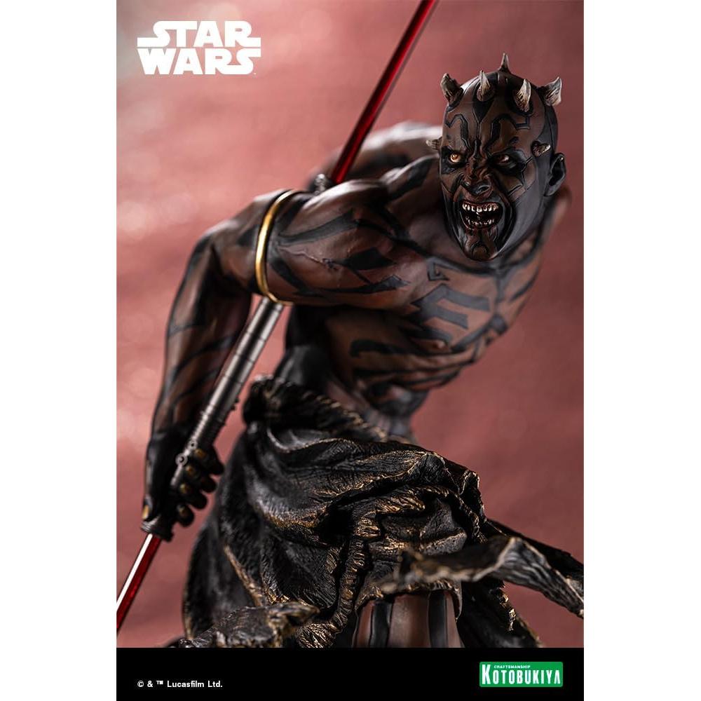 Estatua ARTFX Darth Maul Kotobukiya 30 cm 25 Aniversario